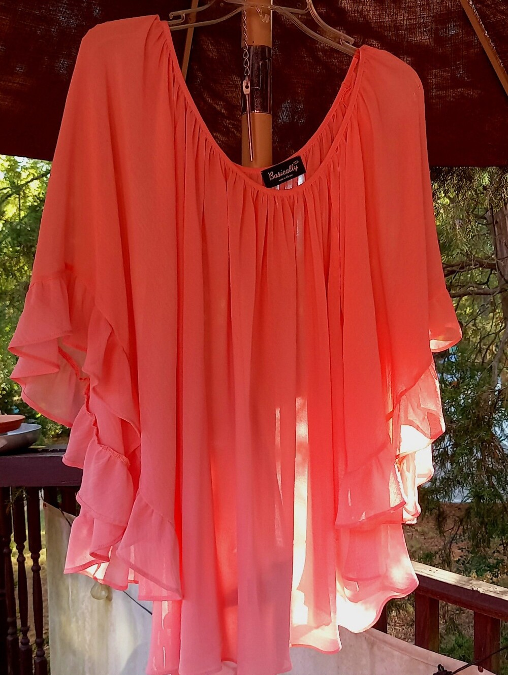 Angelic😇💗 Ruffle-Sleeve Women's Blouse